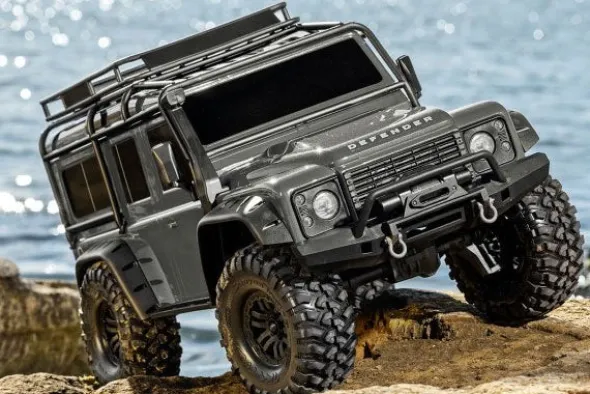 TRX-4 LAND ROVER DEFENDER - CLIPLESS - RTR CRAWLER 1:10 - SILVER