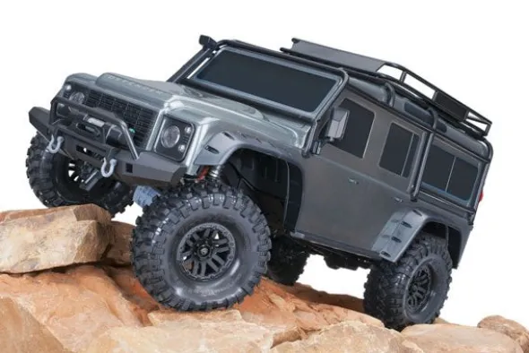 TRX-4 LAND ROVER DEFENDER - CLIPLESS - RTR CRAWLER 1:10 - SILVER