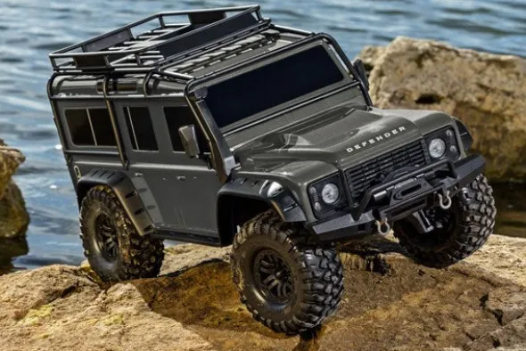 TRX-4 LAND ROVER DEFENDER - CLIPLESS - RTR CRAWLER 1:10 - SILVER