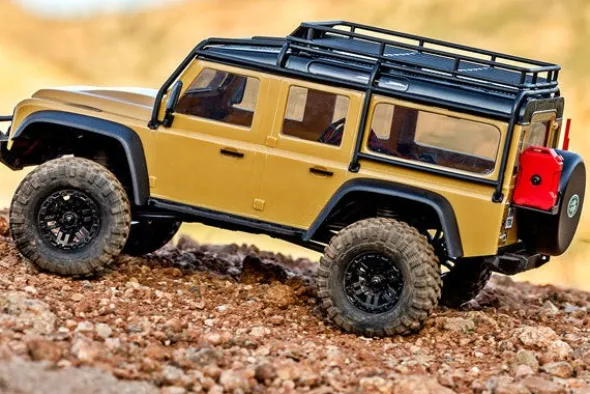 TRX-4M LAND ROVER DEFENDER - RTR CRAWLER 1:18 - SABBIA