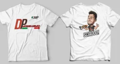 T-SHIRT BIANCA D.P MODELLISMO PERSONALIZZATA - TAGLIA L