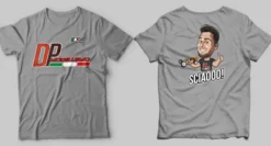 T-SHIRT GRIGIA D.P MODELLISMO PERSONALIZZATA - TAGLIA M
