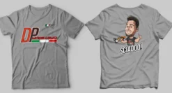 T-SHIRT GRIGIA D.P MODELLISMO PERSONALIZZATA - TAGLIA S