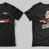 T-SHIRT NERA D.P MODELLISMO PERSONALIZZATA - TAGLIA S