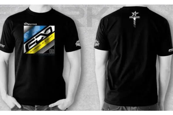 T-SHIRT NERA SPARKO F8 - TAGLIA XL