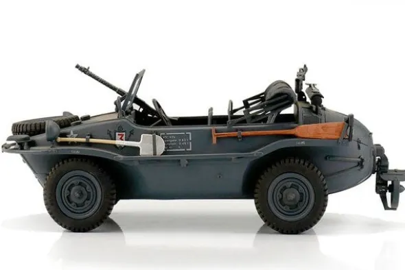 VW SCHWIMMWAGEN T166 - VEICOLO MILITARE 1:16 - NERO
