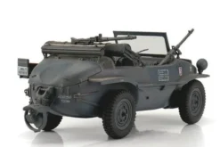 VW SCHWIMMWAGEN T166 - VEICOLO MILITARE 1:16 - NERO