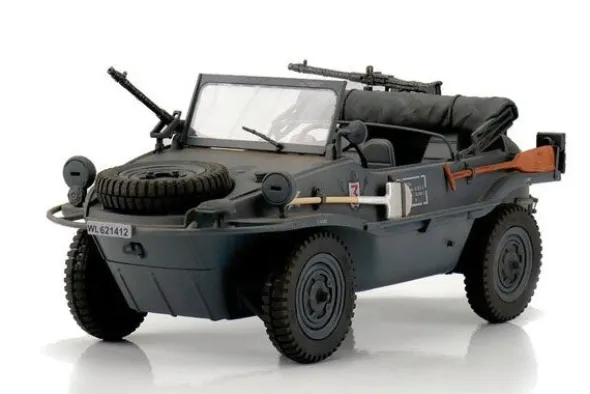 VW SCHWIMMWAGEN T166 - VEICOLO MILITARE 1:16 - NERO