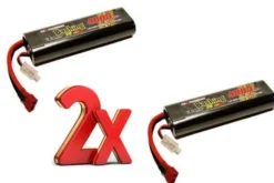 2x BASHING BATTERIA LIPO 2S 7,4V 4000MAH 50C [DEANS]
